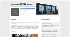 Desktop Screenshot of buyse-electro.be